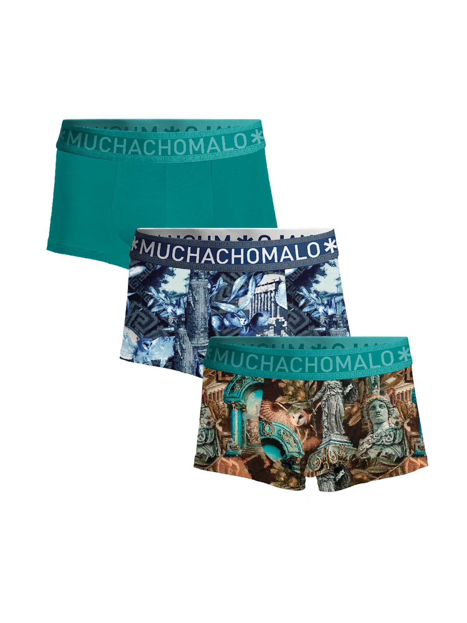 Muchachomalo Heren 3-pack trunks athens