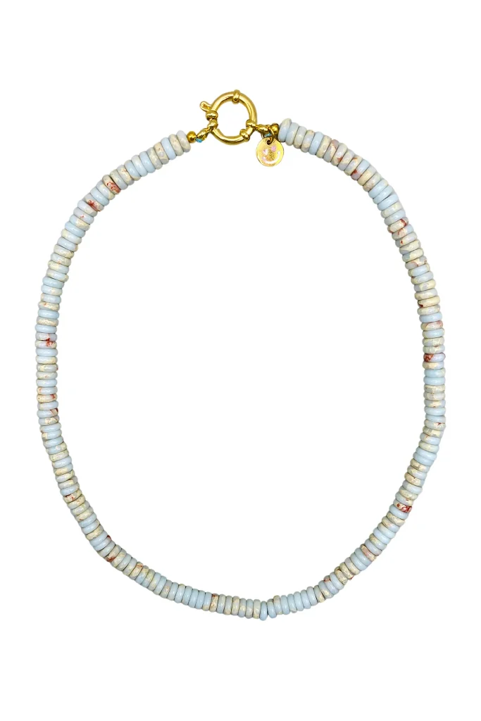 Bonnie studios Bs510 noah light blue necklace