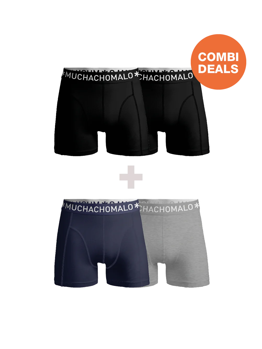 Muchachomalo Heren 2+2-pack boxershorts