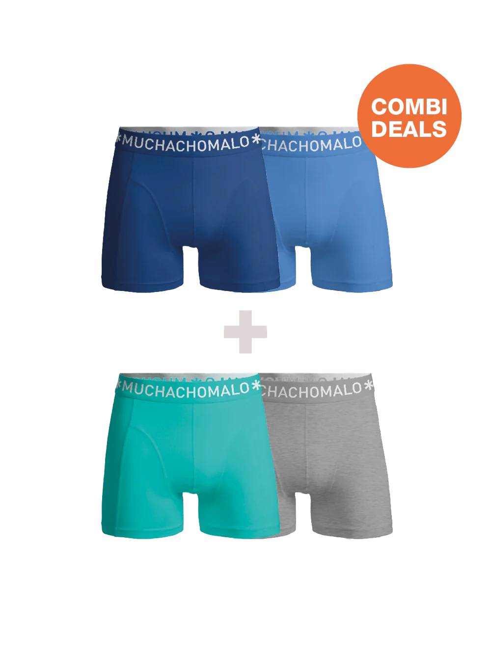 Muchachomalo Heren 2+2-pack boxershorts