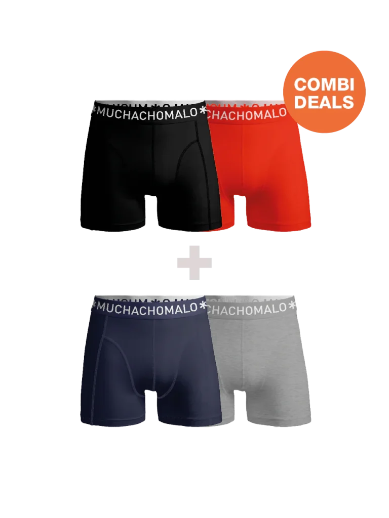 Muchachomalo Heren 2+2-pack boxershorts