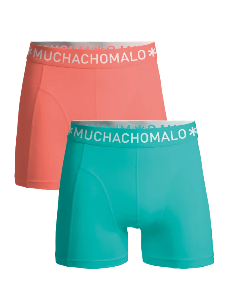 Muchachomalo Jongens 2-pack boxershorts effen