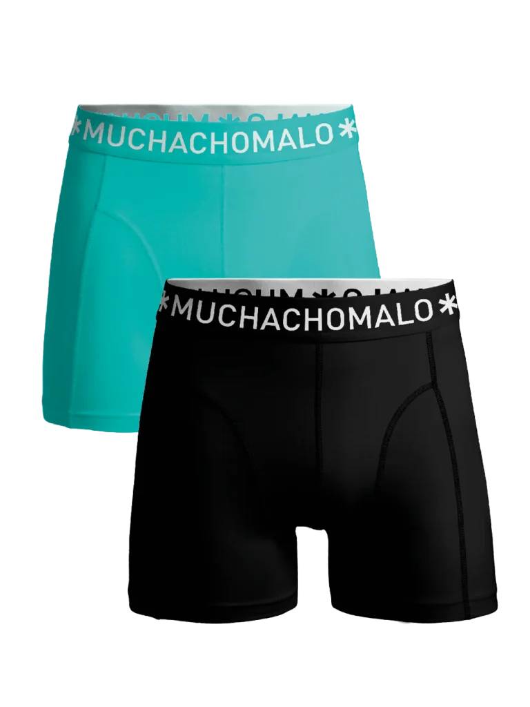 Muchachomalo Heren 2-pack boxershorts effen