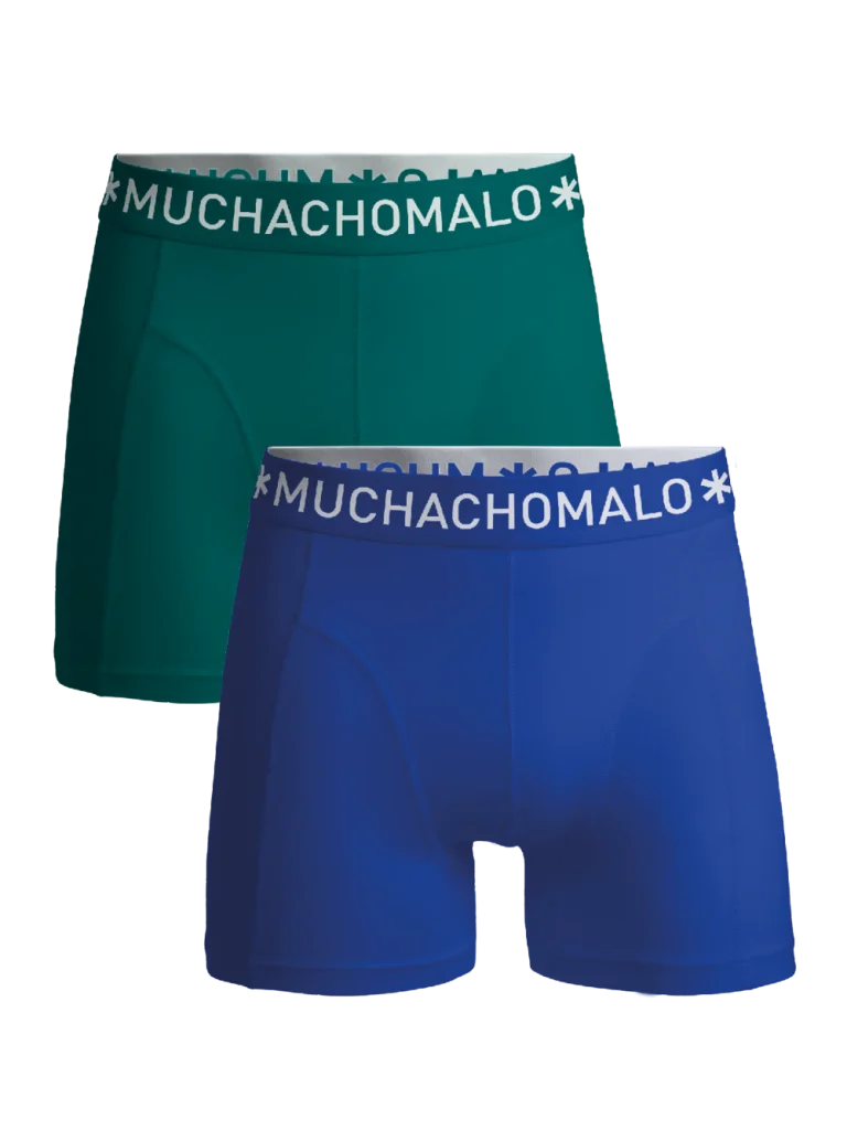 Muchachomalo Heren 2-pack boxershorts effen