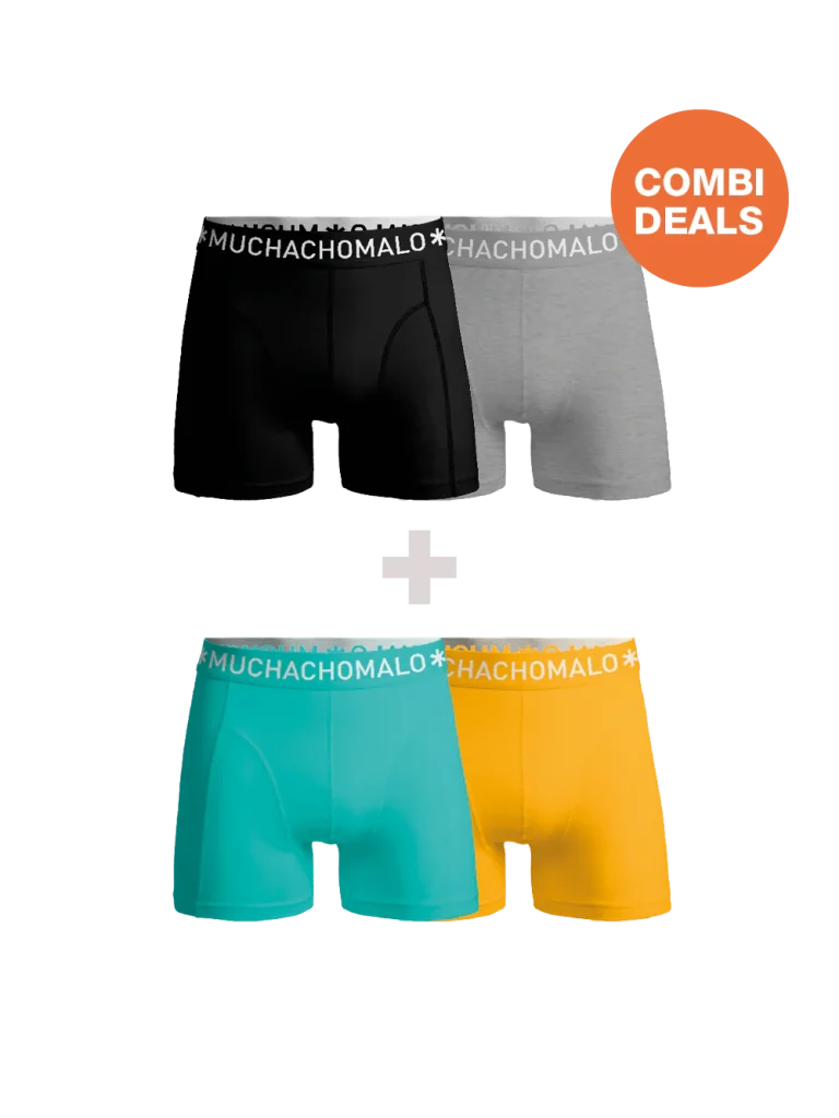 Muchachomalo Heren 2+2-pack boxershorts