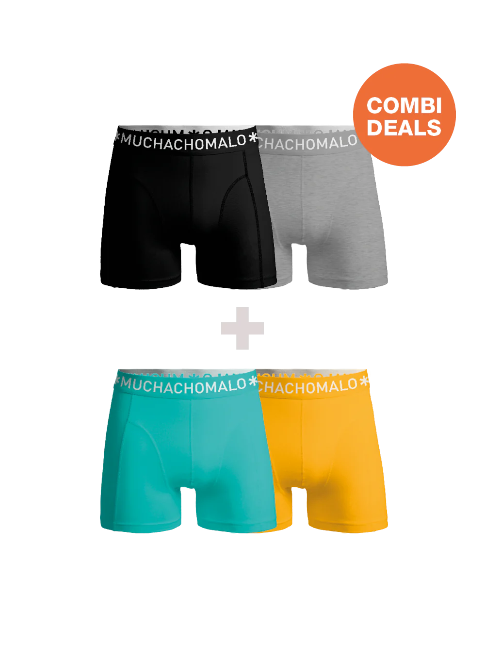 Muchachomalo Heren 2+2-pack boxershorts