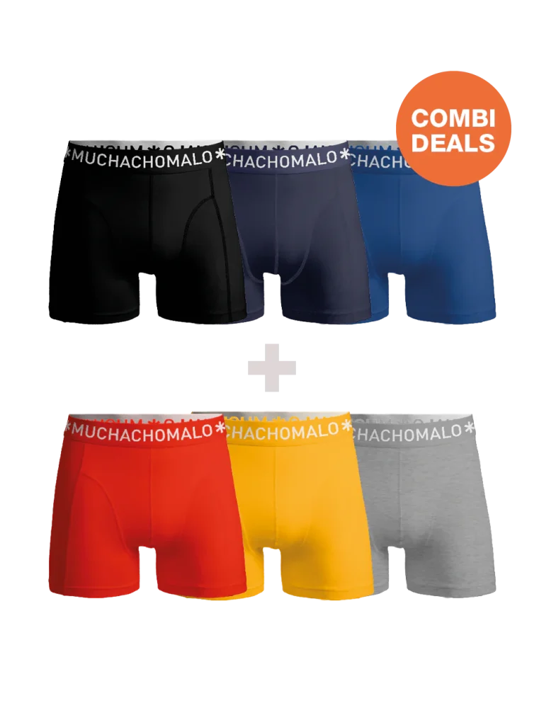 Muchachomalo Heren 3+3-pack boxershorts