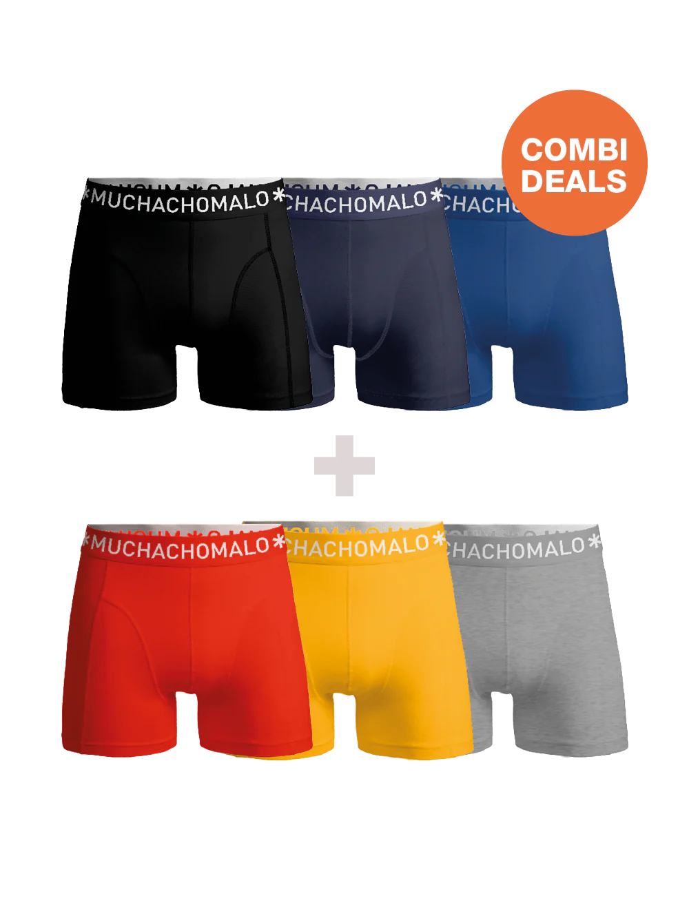 Muchachomalo Heren 3+3-pack boxershorts