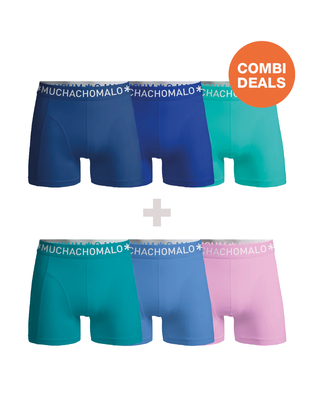 Muchachomalo Heren 3+3-pack boxershorts