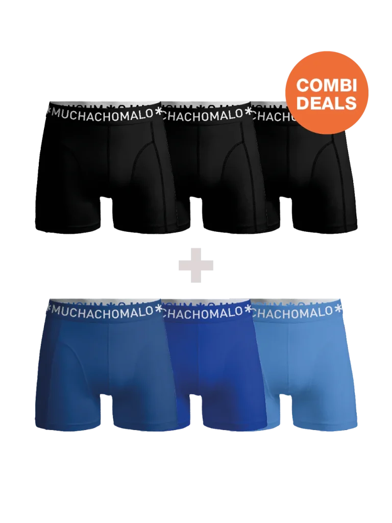 Muchachomalo Heren 3+3-pack boxershorts