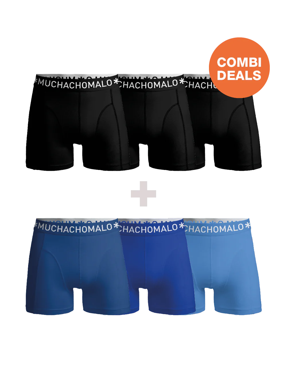 Muchachomalo Heren 3+3-pack boxershorts