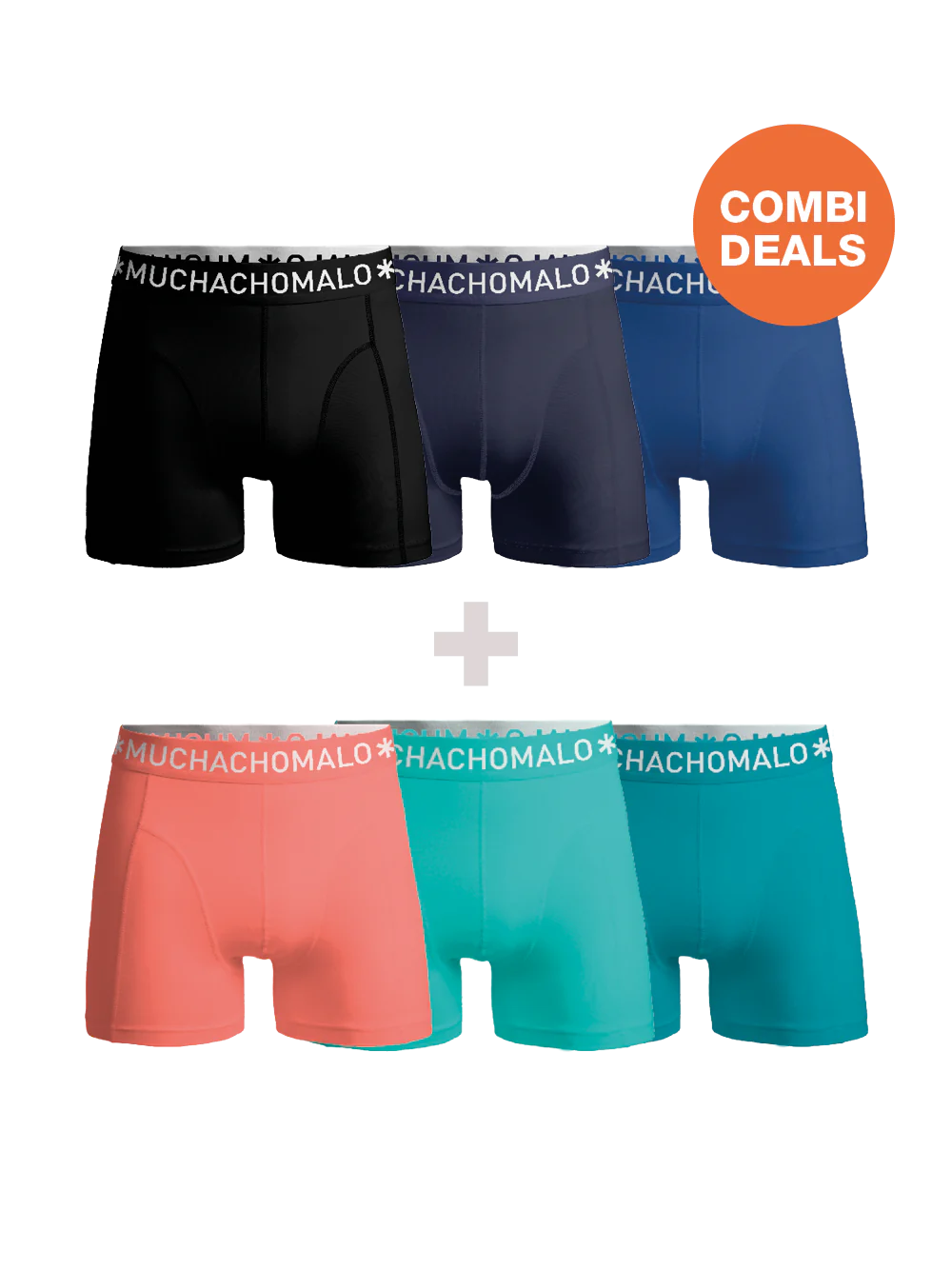 Muchachomalo Heren 3+3-pack boxershorts