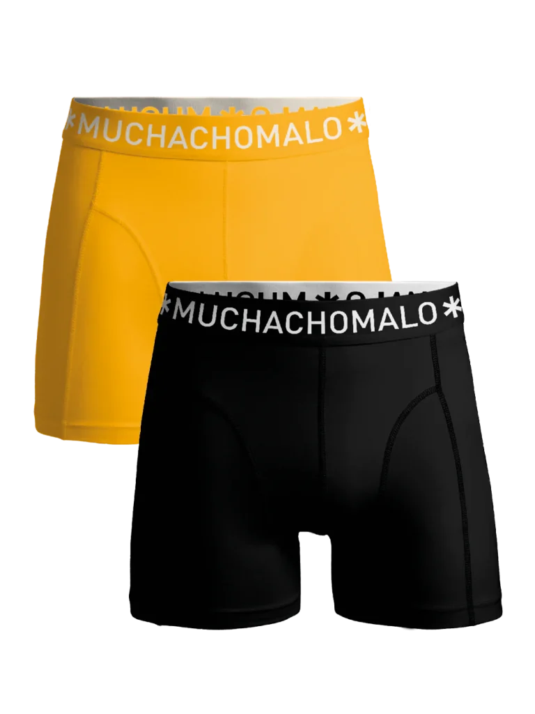 Muchachomalo Heren 2-pack boxershorts effen