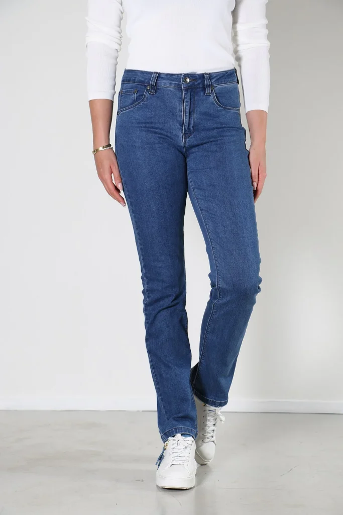 New-Star Memphis dames regular-fit jeans stonewash