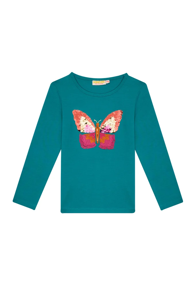 Someone Meisjes t-shirt ls donker mint