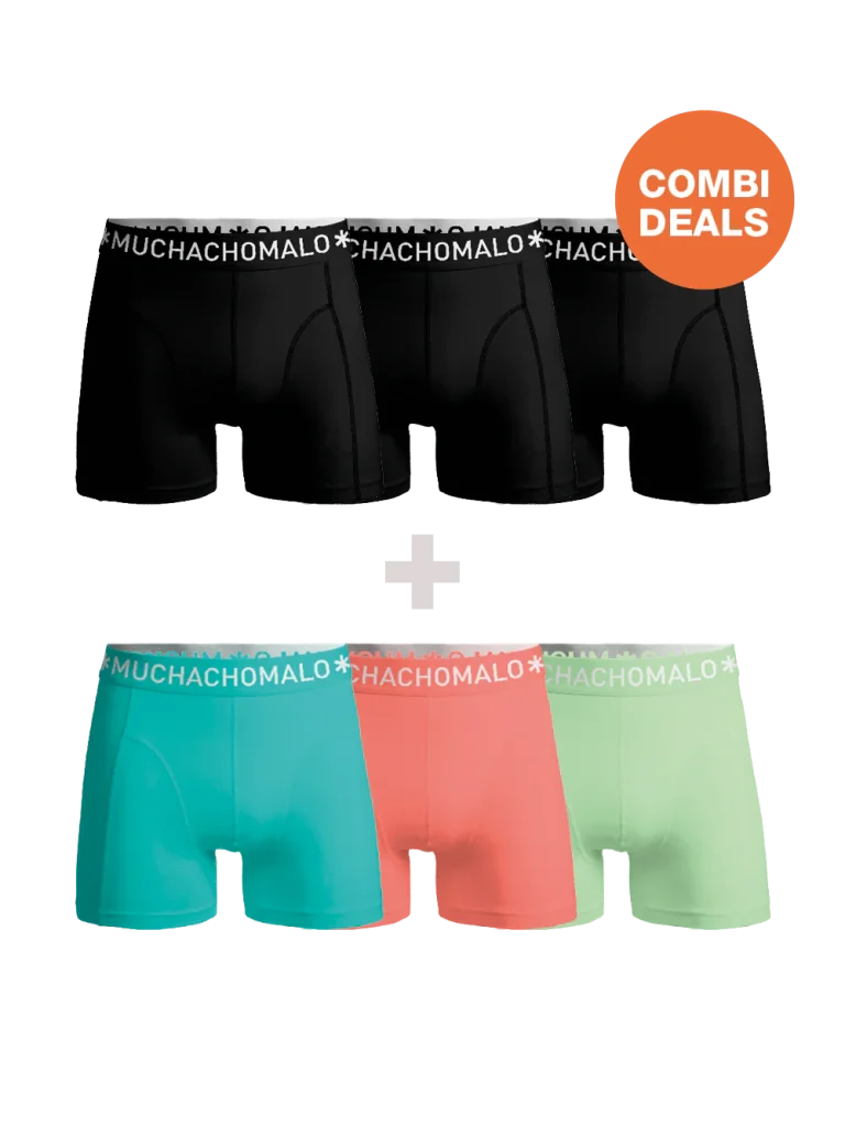 Muchachomalo Heren 3+3-pack boxershorts