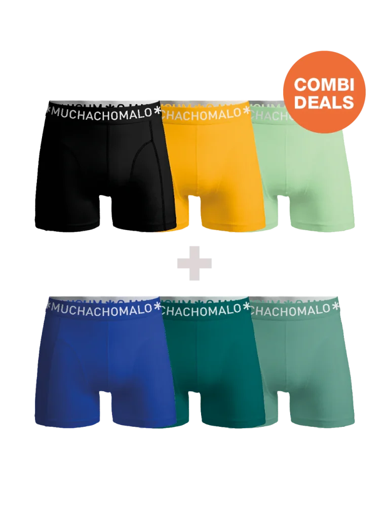 Muchachomalo Heren 3+3-pack boxershorts