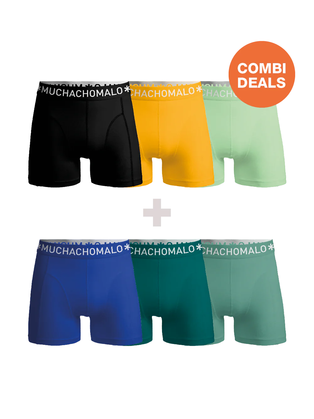 Muchachomalo Heren 3+3-pack boxershorts