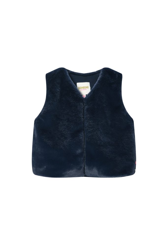 Someone Meisjes gilet navy