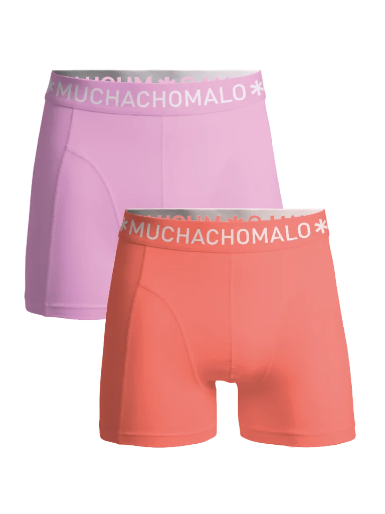 Muchachomalo Heren 2-pack boxershorts effen