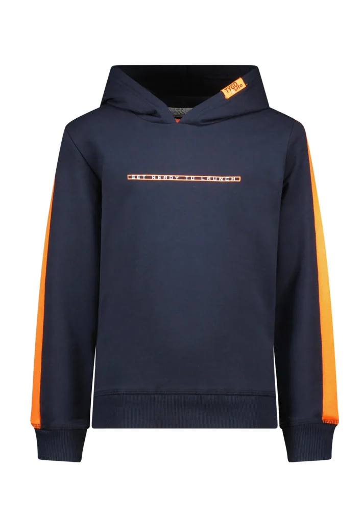 TYGO & vito Jongens hoodie huxley navy