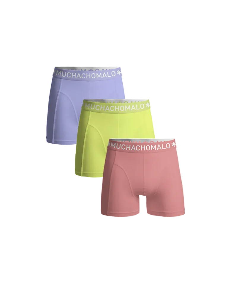 Muchachomalo Heren 3-pack boxershorts effen