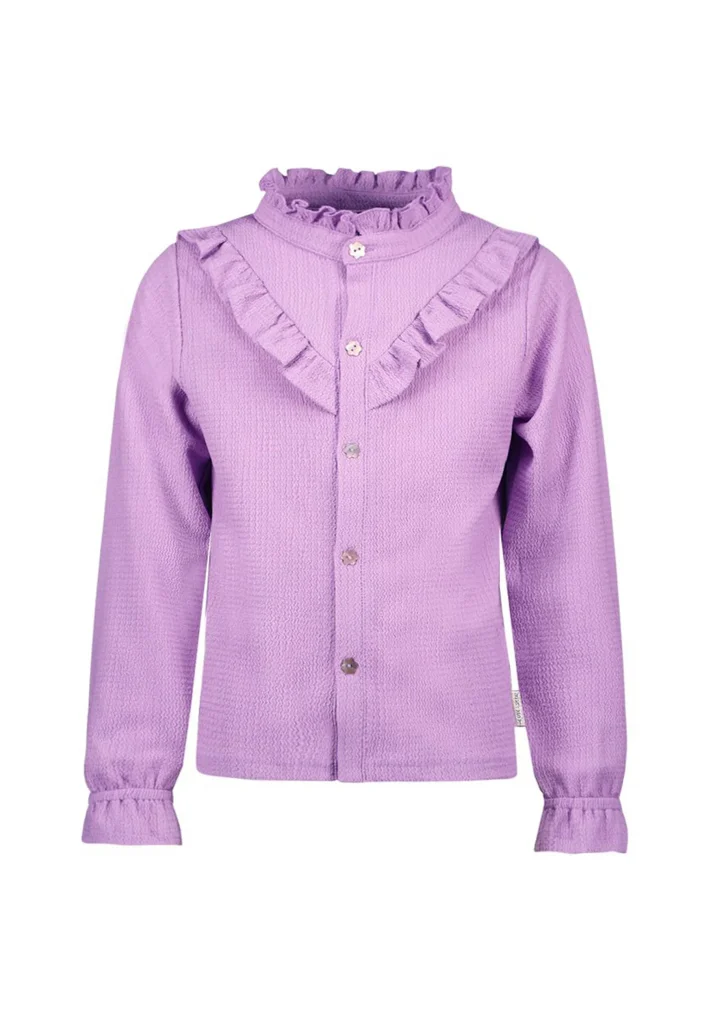 B.Nosy Meisjes blouse beau bright violet