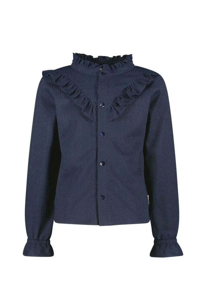 B.Nosy Meisjes blouse beau navy