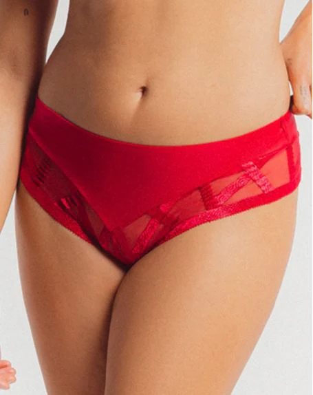 Louisa Bracq Serie luxe string 47143 471 rouge a levre