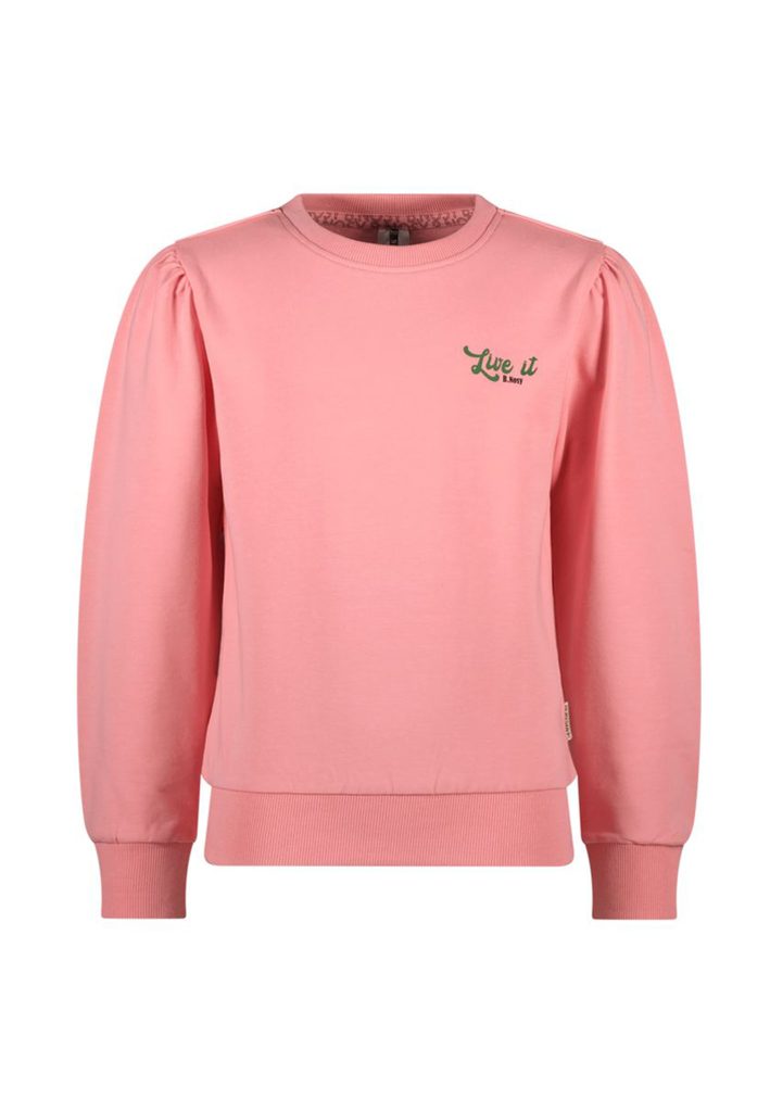 B.Nosy Meisjes sweater saly geranium