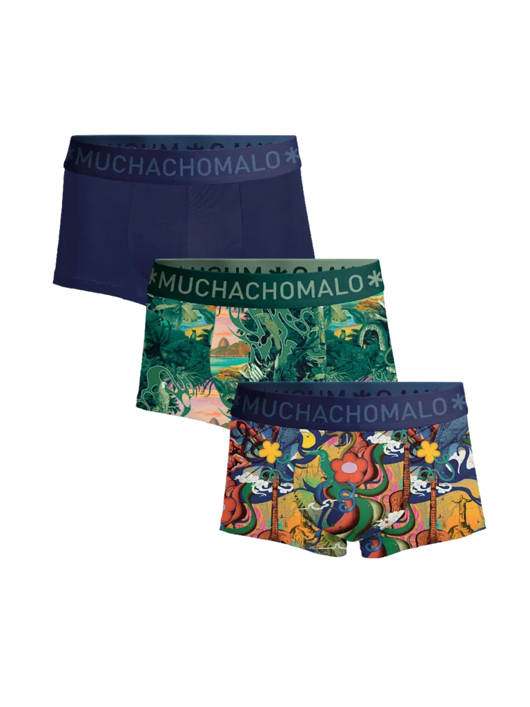 Muchachomalo Heren 3-pack trunks rio