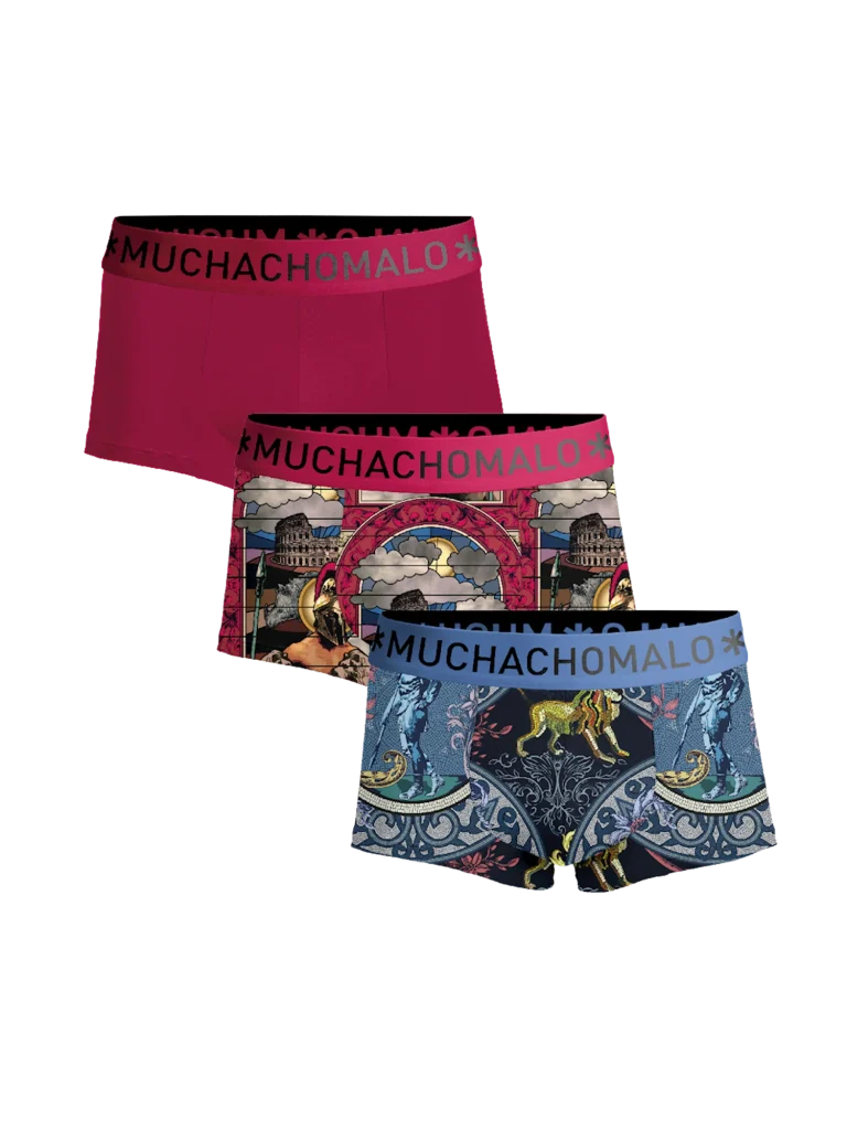 Muchachomalo Heren 3-pack trunks rome