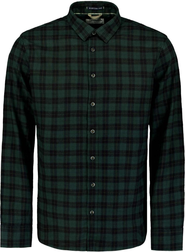 No Excess Shirt check dark green