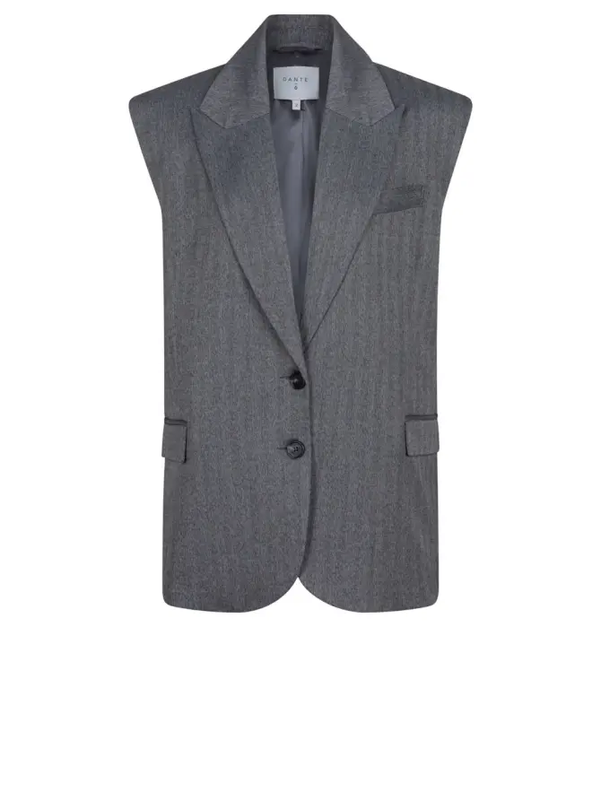 Dante 6 D6 avenue herringbone waistcoat