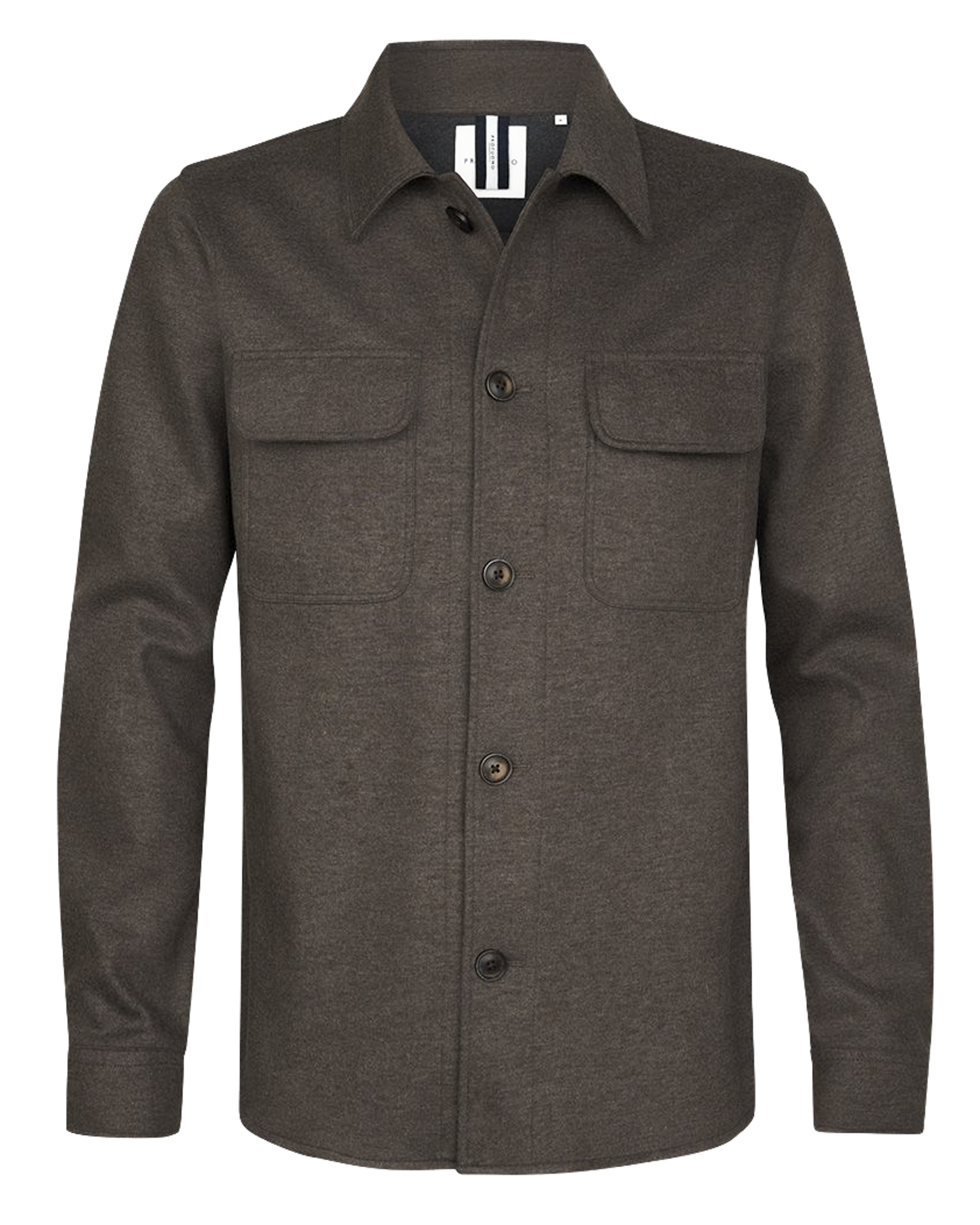 Profuomo Overshirt met lange mouwen