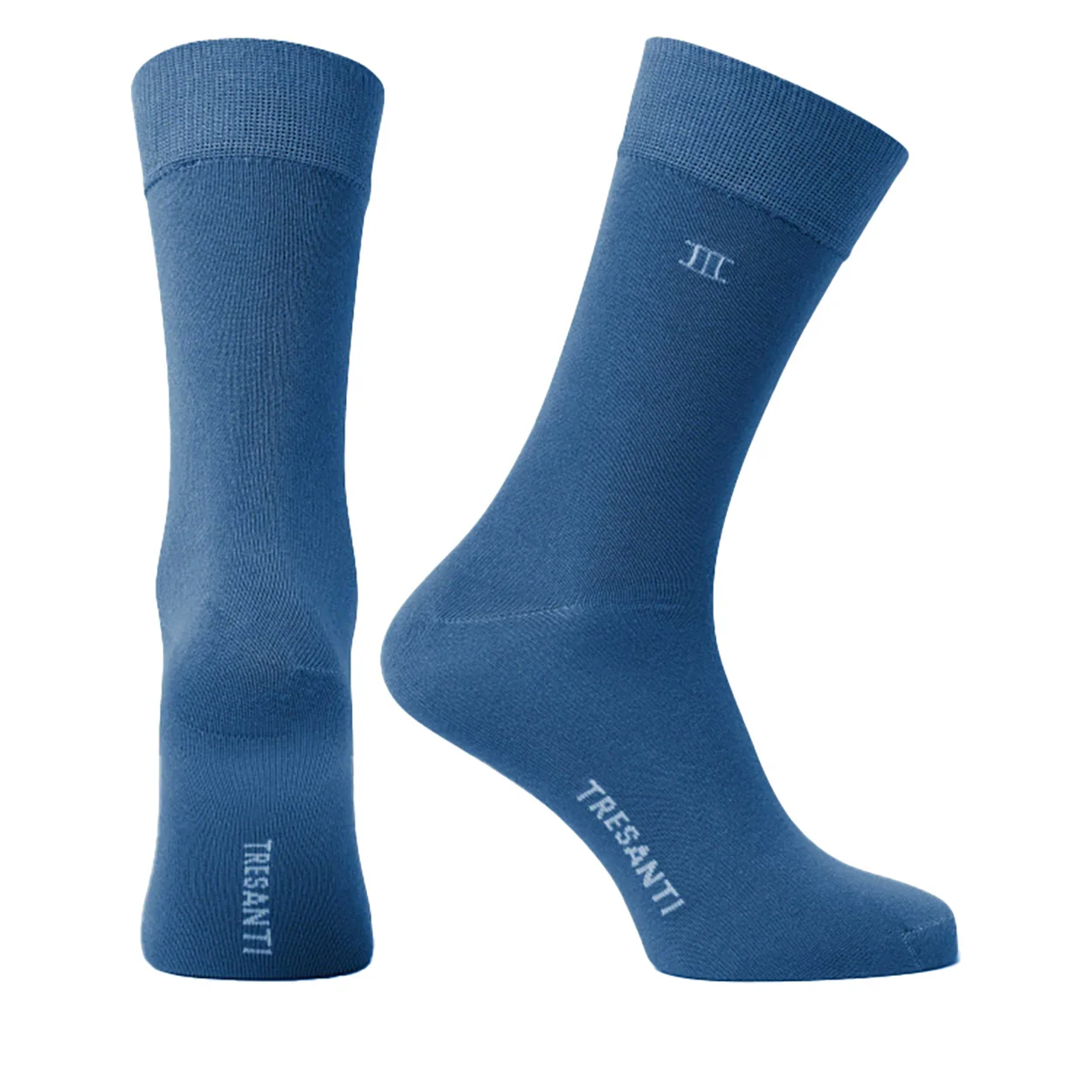 Tresanti Bamboe sokken cobalt blauw