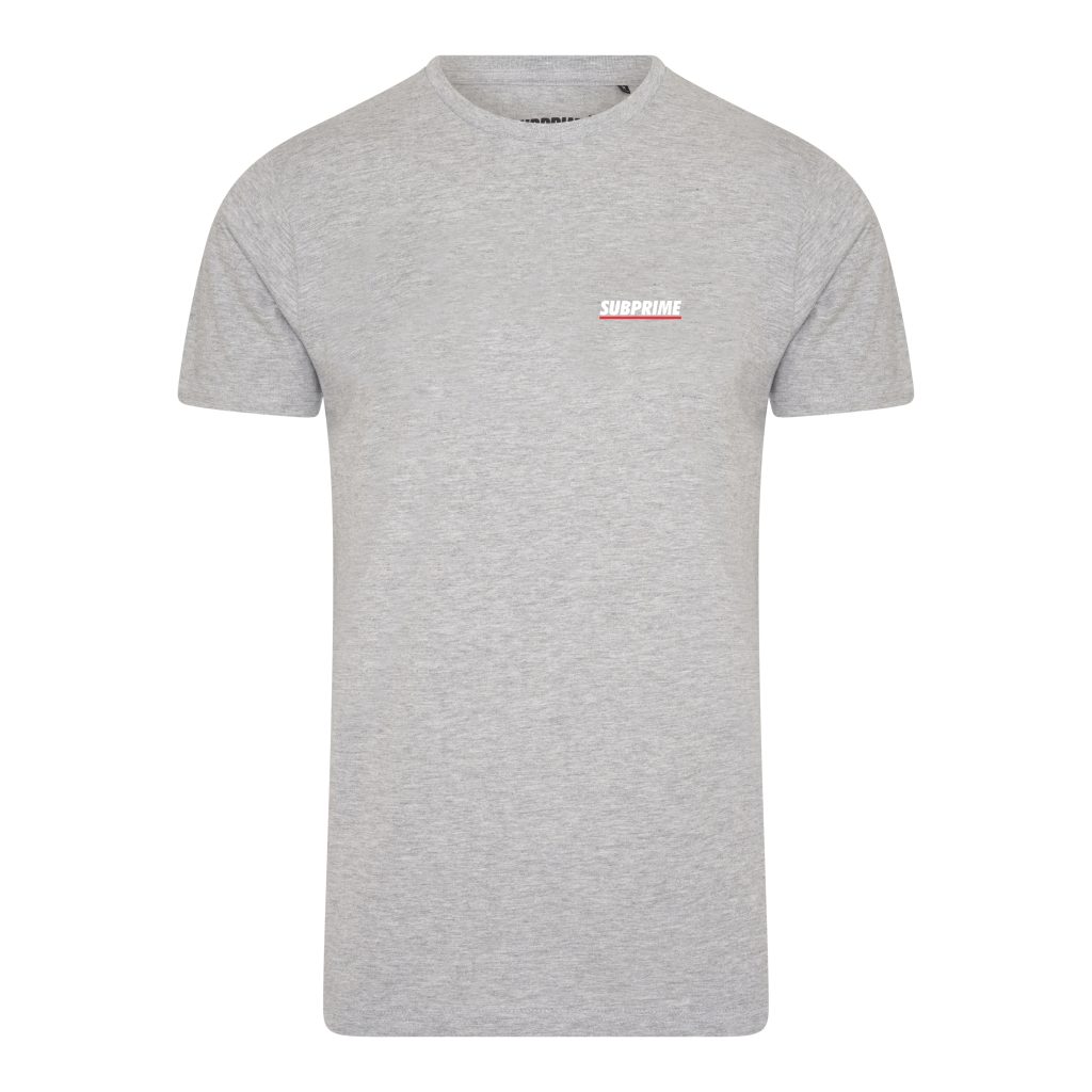 Subprime Shirt chest logo grey