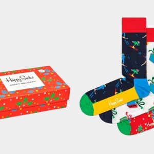 Happy Socks Cadeaubox Sokken Rood Playing Holiday Gift Box XMAS08/6500