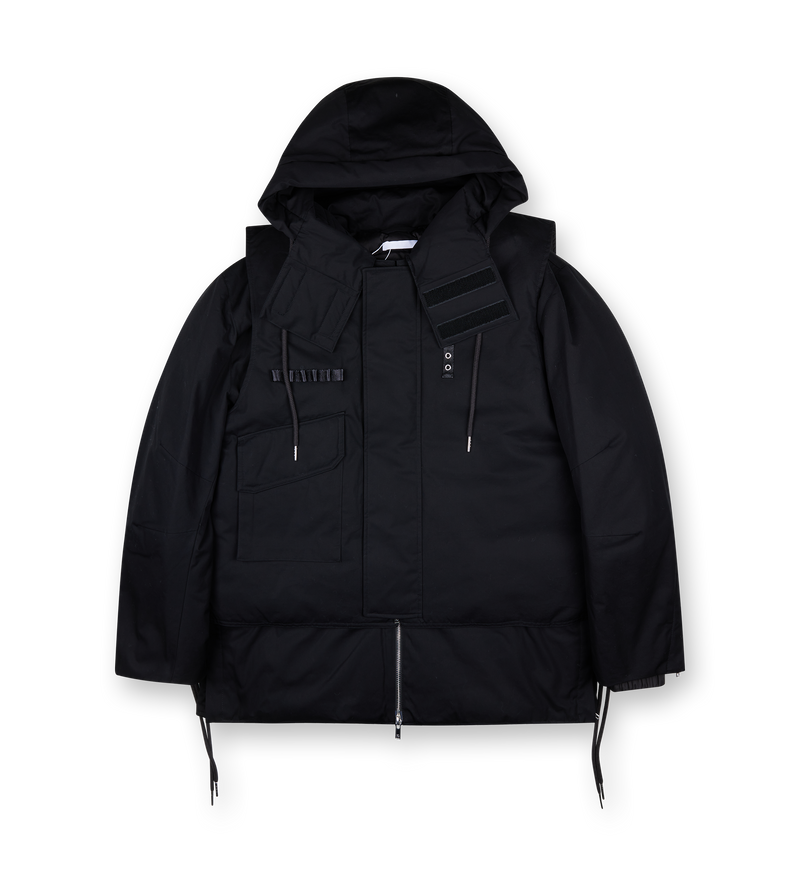 Arctic Double Puffer Black - M