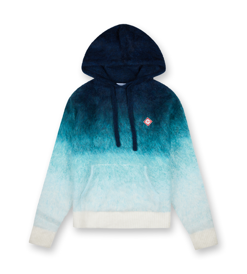 Gradient Mohair Hoodie - M