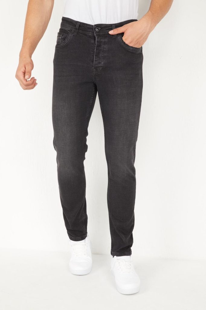 True Rise Spijkerbroek stretch regular fit jeans