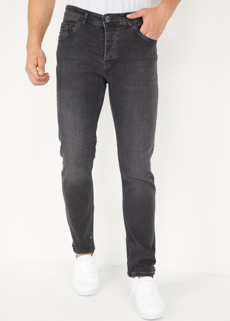 True Rise Spijkerbroek stretch regular fit jeans