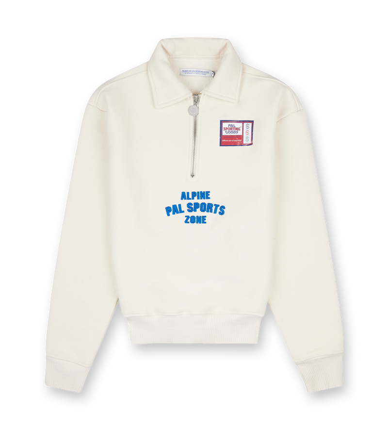 Alpine Zone Half Zip Off-white - M