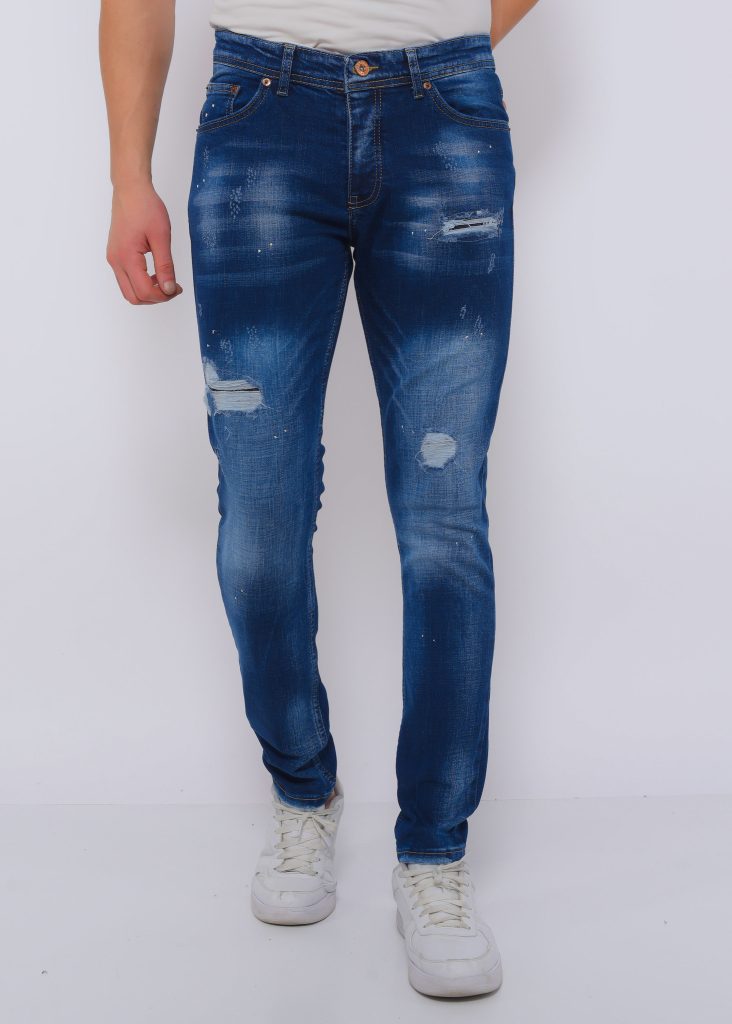 True Rise Broek met gaten slim fit dc