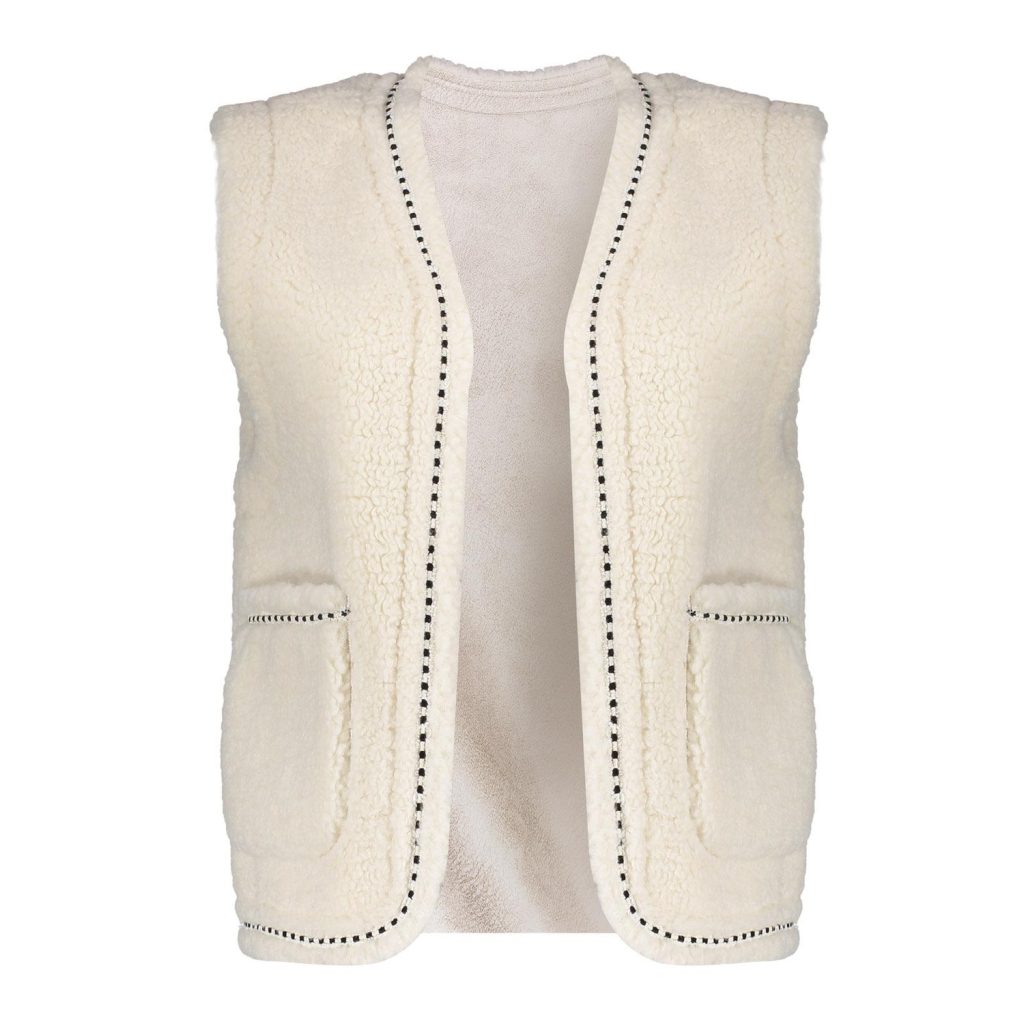 Geisha Female Vesten Gilet Teddy Embroidery 45553-19