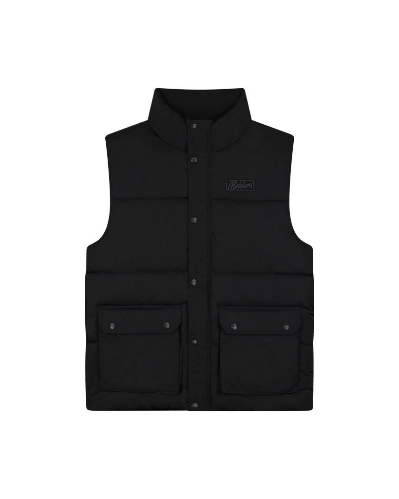 Malelions Male Vesten Mm1-aw24-13 Crinkle Padded Vest