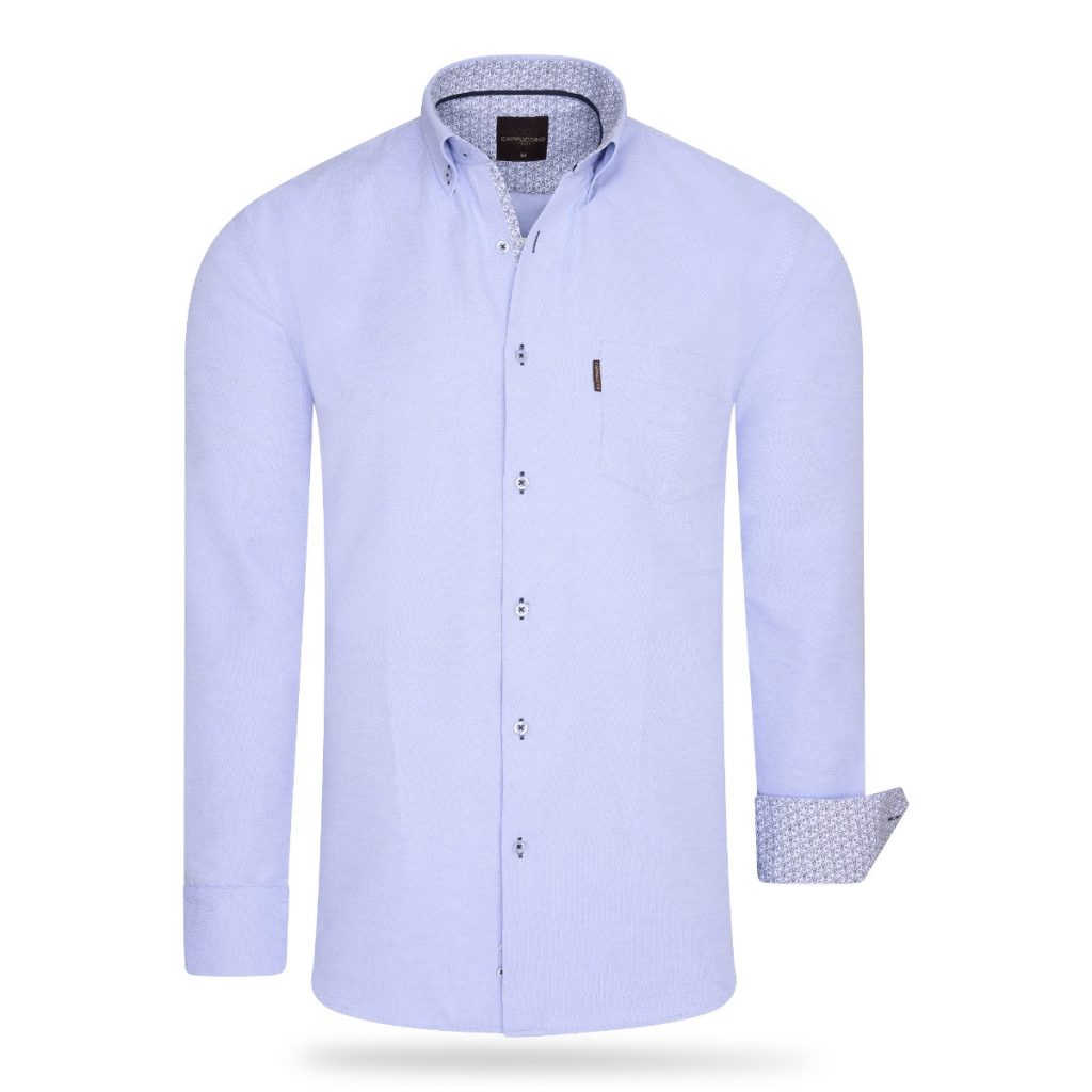 Regular Fit Overhemd Baby Blue