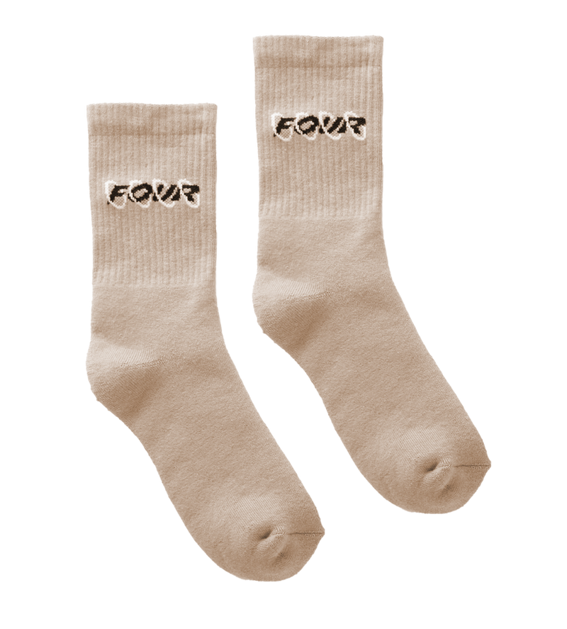 Circles Logo Socks Vintage Khaki - 43-46