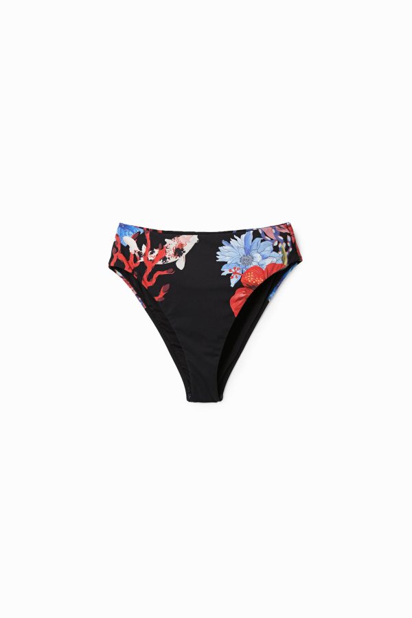 Bikinibroekje met koraal - BLACK - XS