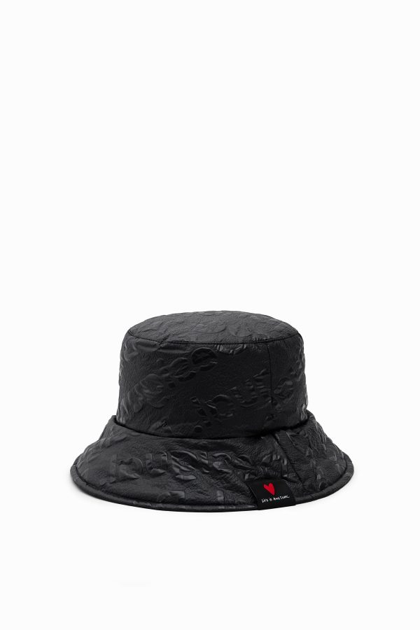 Bucket hat met logo - BLACK - U